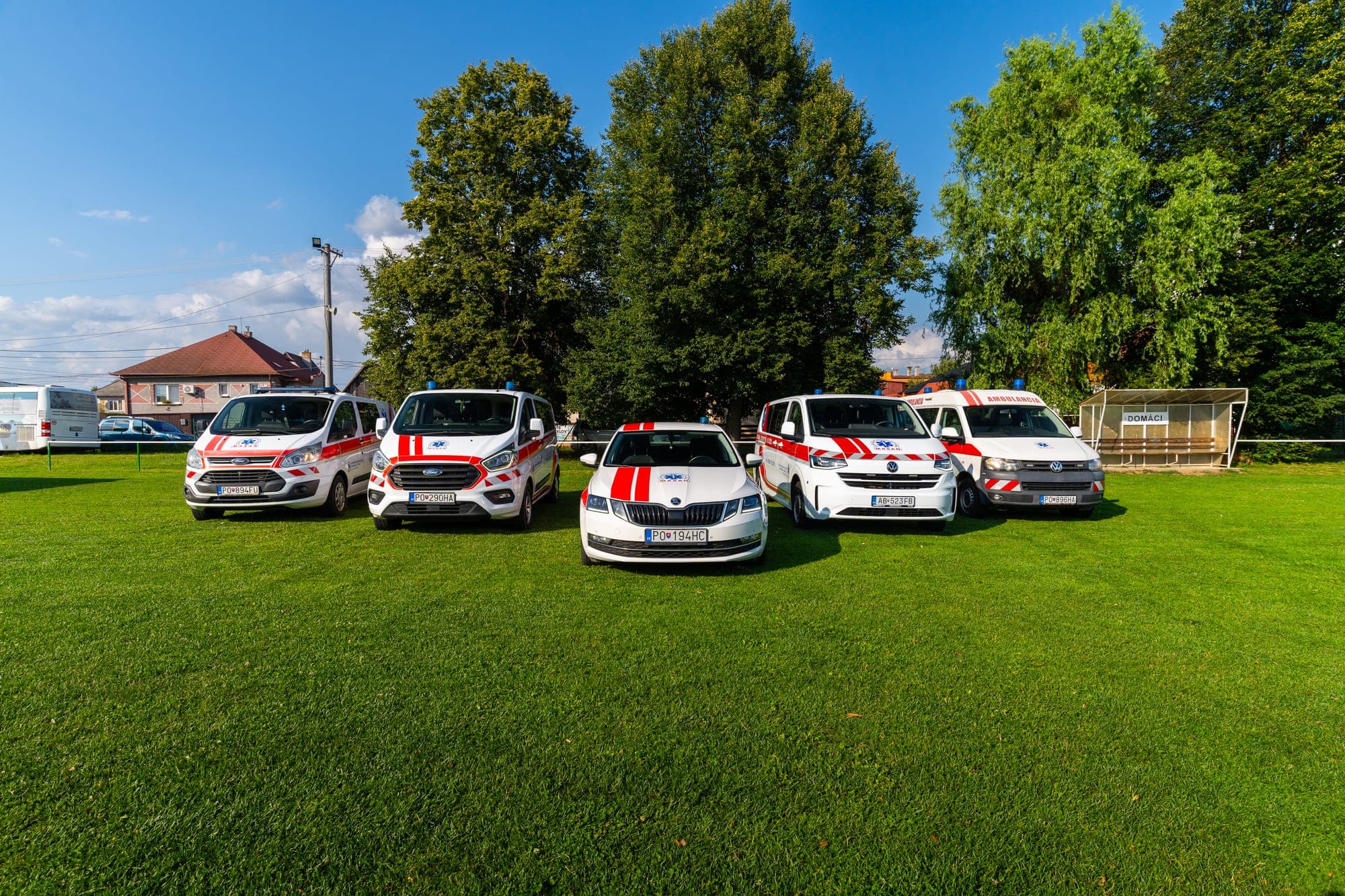 Vozový park dopravnej zdravotnej služby MASAN